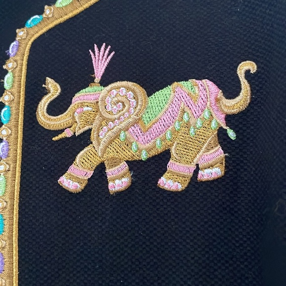 NWOT Bob Mackie women’s embroidery jacket - Picture 3 of 11